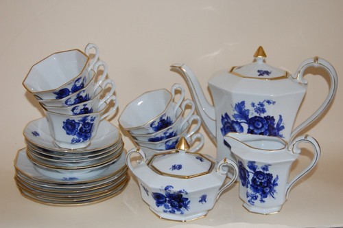 Kaffeeservice 22tlg eckig - kaffeeservice,