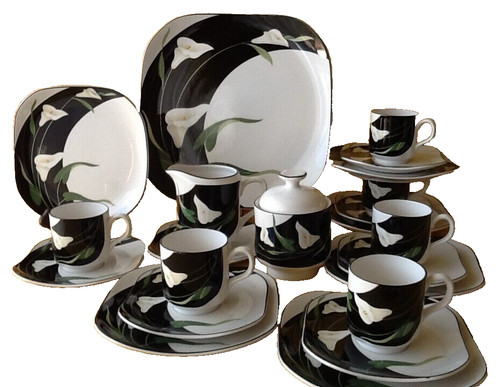 Black white calla blume - &,